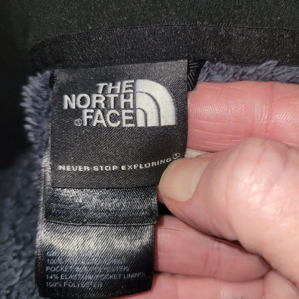 The North Face Men's Chimborazo Full Zip Fleece Jacket Black Gray S XL outerwear